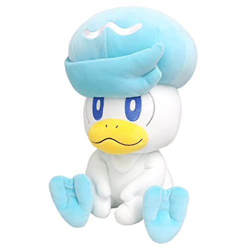 乐天商城 - 三英貿易(Sanei Boeki) ポケットモンスター ぽてはぐクッション クワッス W22.5×D28×H35cm ぬいぐるみ雑貨 ポケモン