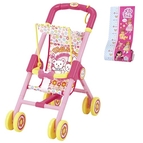 .co.jpパイロット メルちゃん おせわパーツ おせわだいすきベビーカー（メルちゃん身長計つき） 3歳以上