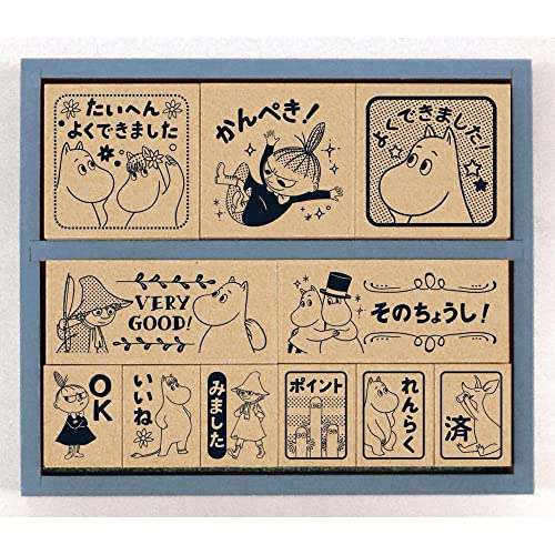 乐天商城 - ビバリー ムーミン スタンプ 木製ごほうびスタンプ SDH-124