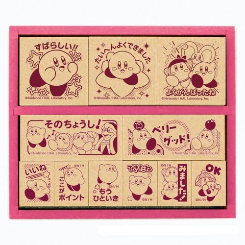-/30×30mm 20×45mm 20×15mm/SDH-128・パッケージ個数:1・星のカービィのメッセージ付きスタンプが11個も入ったセット。3種類のサイズです。・側面にプリント入りの木製収納BOXに入ったスタンプ。持っているだけでも楽しめます。・捺印サイズ・入数30×30mm/3個、20×45mm/2個、20×15mm/6個・素材MDF、ゴム、ウレタン、PP、紙・(c)Nintendo/HAL Laboratory Inc.星のカービィのメッセージつきのスタンプが11個も入ったお得なセット 大・中・小3サイズのスタンプが11個も入ったスタンプセット。 「たいへんよくできました」「そのちょうし 」などメッセージが入った「ごほうびスタンプ」です。 学校、幼稚園や塾の先生、お子様がいらっしゃる方にオススメ。 こどものテストや連絡帳など、たくさん使えます。 大きさやメッセージの種類が豊富。使い分けができてとっても便利です。 専用ケースつき。持ち運びがラクラクで、バラバラになってなくしてしまう心配も不要です。 ボリューム満点でお得なスタンプセット。 頑張ったら星のカービィのキャラクターたちからごほうび こどもが大好きなスタンプで、ほめてのばしてあげよう 商品名：ビバリー 星のカービィ スタンプ ごほうびスタンプ 木製 SDH-128