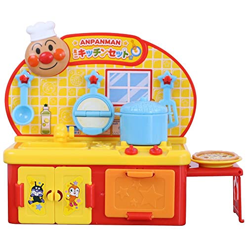 Cooking Toys - ジョイパレット(JOYPALETTE) アンパンマン ミニキッチンセット おもちゃ おままごと 3才以上 184430