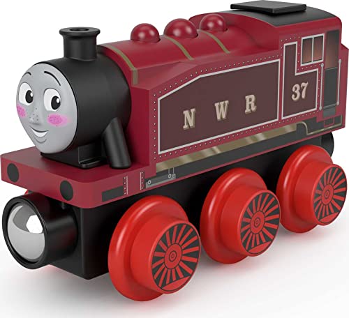 汽车玩具, 电车玩具 - マテル(MATTEL)きかんしゃトーマス 木製レールシリーズ(Thomas) ロージー 2才~ HBJ92 レッド