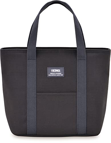 サーモス 保冷ランチバッグ 7L スモークブラック RFF-007 SMB