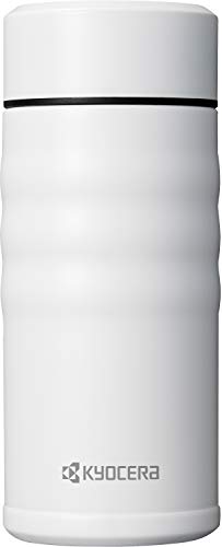京セラ 水筒 セラミック コーヒー ボトル マグボトル 350ml スクリュー式 内面セラミック加工 真空断熱構造 保温 保冷 CERAMUG