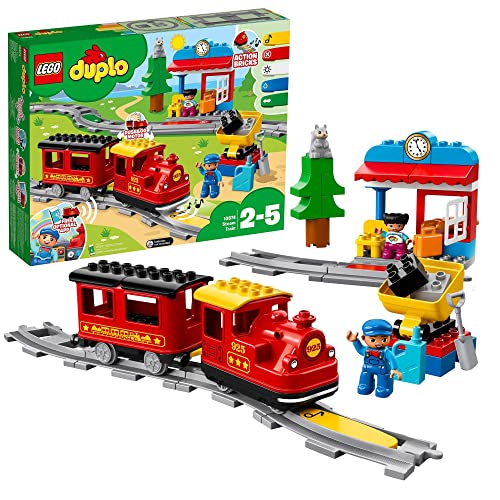 レゴ(LEGO) デュプロ キミが車掌さん おしてGO機関車デラックス クリスマスプレゼント クリスマス 10874 知育玩具 おもちゃ ブロッ