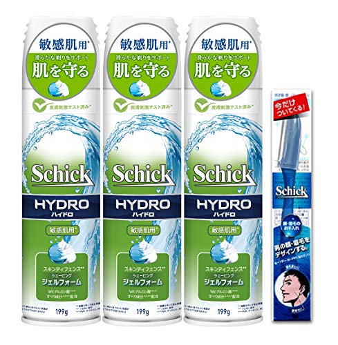 Schick(シック) シック SCHICK ハイドロスキン ディフェンスシェービングジェルフォーム カミソリ 髭剃り ひげそり シェービング