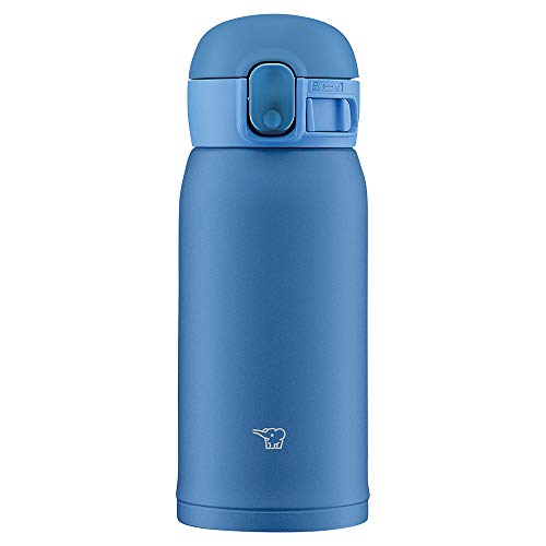 乐天商城 - 象印 ( ZOJIRUSHI ) 水筒 ワンタッチ ステンレスマグ シームレス 0.36L ブルー SM-WA36-AA