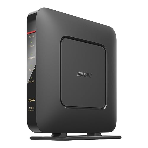 バッファローWiFi ルーター無線LAN Wi-Fi 6 11ax / 11ac AX1800 573+1201Mbps 日本メー