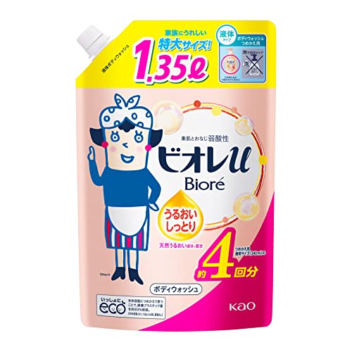 花王 大容量ビオレU うるおいしっとり つめかえ用 1350ml