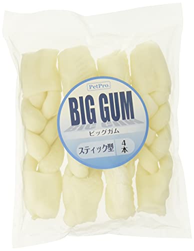 ・ 4本入 ・・Size:4本入・噛むことで、ストレス発散・歯の健康維持になります。・長持ち。大型犬用のビッグなガムです。・本体重量:323g・栄養成分:粗タンパク質80%以上、粗脂肪1%以上、粗繊維1%以下、粗灰分2%以下、水分14%以下・原産国:中華人民共和国説明 商品紹介 噛み応え抜群長持ちの大型犬用のビッグなガムです。わんちゃんの大好きなミルクフレーバーです。噛むことで、ストレス発散・歯の健康維持になります。 原材料・成分 牛皮、ミルクフレーバー