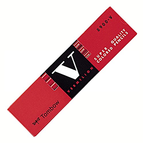 Other - トンボ鉛筆 赤鉛筆 8900V 丸軸 朱色 1ダース 8900-V