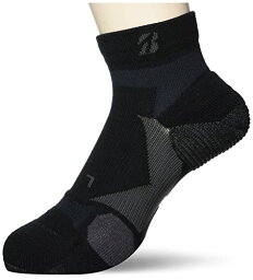 [ブリヂストンゴルフ] ゴルフソックス HYPERSOX 3DベーシックSOG315 アンクル丈 メンズ BK