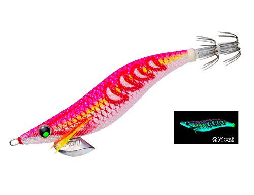 DUEL(デュエル) YO-ZURI(ヨーヅリ) エギ: アオリーQ サーチ ダブルグロー 2.5号 DLP:14 ピンク