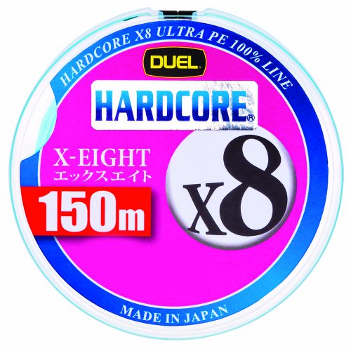 樂天商城 - DUEL ( デュエル ) PEライン 釣り糸 HARDCORE X8 ライン 釣りライン 釣具 高強度 高感度 0.8号 150m ミルキ