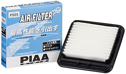 PIAA エアーフィルター (エアフィルター) 1個入 [スズキ車用] ワゴンR・AZワゴン_他 PS65