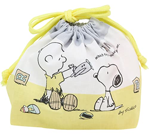 OSK(オーエスケー) ランチバック ピーナッツ スヌーピー 巾着弁当袋 日本製 おしゃれ かわいい シンプ..