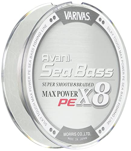 VARIVAS(バリバス) ライン アバニ シーバス PE マックス パワー X8 8本 150M 1号 20.2LB ステルスグレー