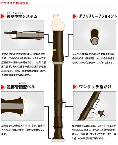 AULOS アウロス ソプラノリコーダー 702B(G) ハーカ ジャーマン式