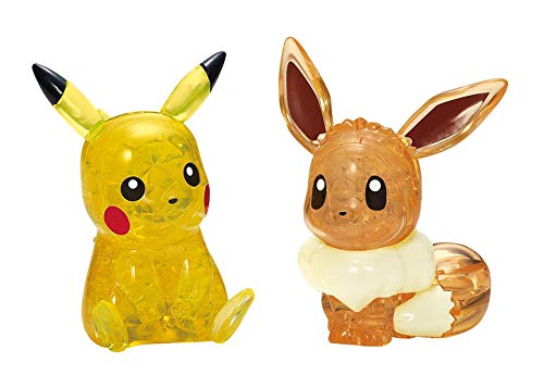 ・ 50247・透明ピースを組み上げるクリスタルパズル・可愛いパーツのシールを貼って完成・セット内容：パズルピース(ピカチュウ22個、イーブイ22個、センターポール各2個)、組み立てキー1個、シール・Nintendo・Creatures・GAME FREAK・TV Tokyo・ShoPro・JR Kikaku Pokemon説明 商品紹介 透明ピースを組み上げる立体ジグソーパズル 組み上げると大人気のピカチュウとイーブイが出来上がります。 別売りの専用ディスプレイライトを使用すれば、3色の光でピカチュウ＆イーブイを演出できます。 安全警告 無
