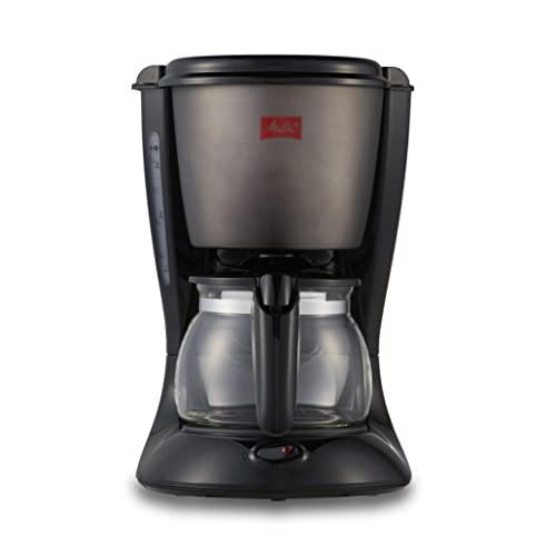 栄斗ショップのメリタ(Melitta) フィルターペーパー式 コーヒーメーカー 700ml ツイスト ジェットブラック 5杯用 SCG58-3B|詳細画像