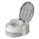 コンビ トイレトレーニング ベビーレーベル 洋式おまるでステップ グレー (おまる:1歳頃~/補助便座+ステップ:1歳6ヶ月頃~対象)|詳細画像
