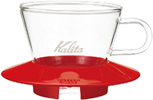 Kalita (カリタ) コーヒードリッパー WDG-155 レッド 1~2人用 #05048