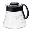 HARIO(ハリオ) V60レンジサーバー ブラック ?2-5杯用 日本製 XVD-60B