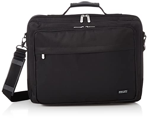 BAG-U54BK2・ブラック BAG-U54BK2・15.6インチワイドノートパソコンが収納できます。出し入れしやすいフルオープンタイプです。・しっかりした張りのあるポリエステル生地を採用しています。・フロントポケットにはモバイルプリンタも収納できます。・小物ポケット、ペンホルダー、名刺入れなどの様々なポケットを装備しています。・キャリーのハンドルに通せるキャリーサポーター付きで、出張にも便利です。説明 ・15.6インチワイドノートパソコンが収納できます。出し入れしやすいフルオープンタイプです。 ・しっかりした張りのあるポリエステル生地を採用しています。 ・フロントポケットにはモバイルプリンタも収納できます。 ・小物ポケット、ペンホルダー、名刺入れなどの様々なポケットを装備しています。 ・キャリーのハンドルに通せるキャリーサポーター付きで、出張にも便利です。 ・仕切り板付きです。 ・ショルダーベルト付きです。 ・カラー:ブラック ・サイズ:パソコン収納部/W420×D60×H310mm 外寸/W430×D110×H325mm 前ポケット内寸/W360×D50×H260mm ・重量:720g ・材質:表装/ポリエステル(撥水加工) ・対応機種:15.6型ワイドまでのノートパソコン