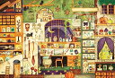 エポック社 300ピース ジグソーパズル イラスト/アート 西村典子 魔法使いの部屋 (26×38cm) 28-036s のり付き ヘラ付き 点(3)