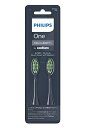 (正規品) Philips One ミッドナイトブルー 替えブラシ2本(6ヶ月分) BH1022/04