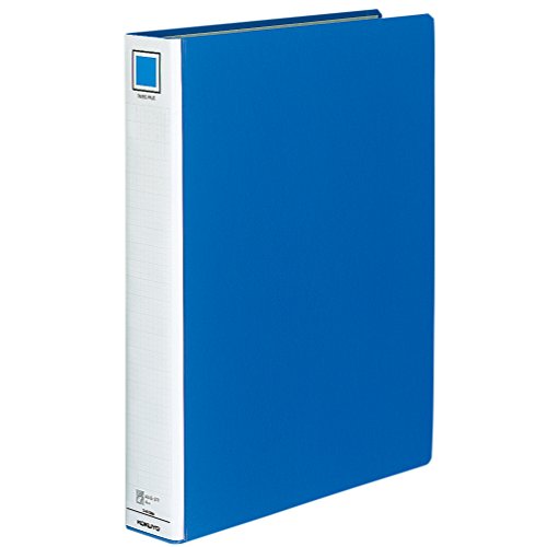 コクヨ ファイル チューブファイル ロングボディとじ具 2穴 A3縦 40mmとじ 400枚収容 青 フ-613B
