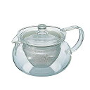HARIO(ハリオ) 茶茶急須 丸 実用容量450ml 耐熱ガラス プレゼント ギフト 贈り物 CHJMN-45T