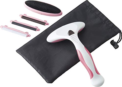 コジット 衣類にやさしい 毛玉取りブラシ ピンク 8×6.3cm 洗濯塾推奨