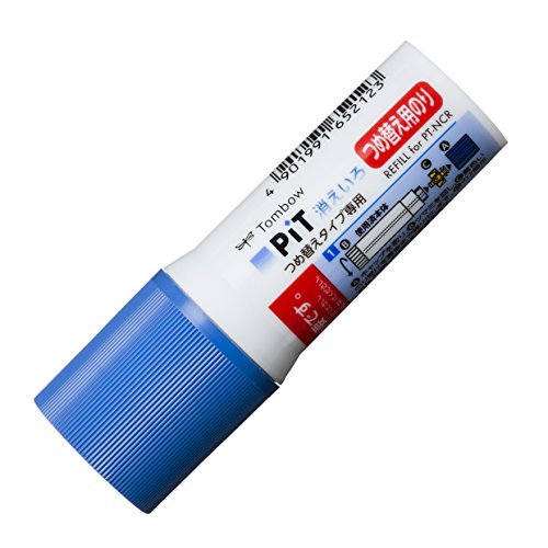 つめ替えのり 10個・ブルー PR-NCR-10P・・Style:つめ替えのり 10個・適合商品つめ替え消えいろピット・特長1色で確認、乾けば無色の強力タイプ／塗ったところがブルーでわかり、乾くと色が消える・塗り残しや塗りすぎ防止・特長2つめ替えタイプ／のりに直接触れず、手を汚さずつめ替えでできる・のり径約20mm容量約20g単品サイズ幅27×全長86mm／重量31g・入数10個入り塗ったところが色で確認できる「消えいろピット」の詰替えタイプ。 詰め替え方法は、パチッと装着してクルクル回すだけ。無駄なく使えて経済的。 ご使用には本体(別売り)が必要。本体品番:PT-NCR
