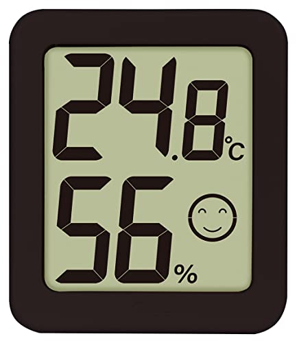 シンワ測定(Shinwa Sokutei) デジタル温湿度計 環境チェッカー ミニ ブラック 73245