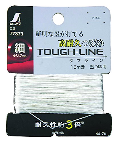 乐天商城 - シンワ測定(Shinwa Sokutei) 消耗品 墨つぼ用 つぼ糸 細 タフライン 15m巻 77879