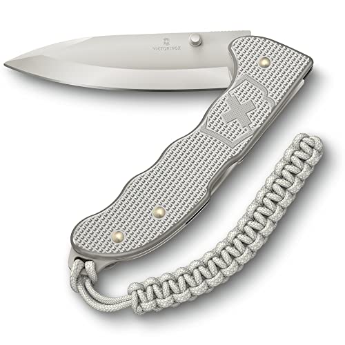 VICTORINOX(ビクトリノックス) エボーク ALOX シルバー 折りたたみ ナイフ 防災グッズ キャンプ アウトドア 取り外し可能なキャ VICTORINOX(ビクトリノックス) エボーク ALOX シルバー 折りたたみ ナイフ 防災グッズ キャンプ アウトドア 取り外し可能なキャ