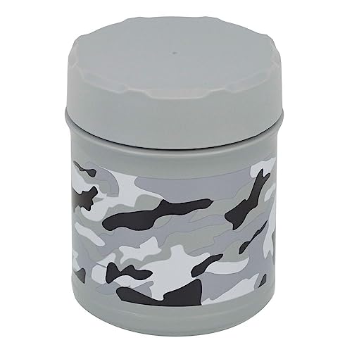 ベストコ ダブルステンレス スープジャー 400ml グレー 迷彩 保温 保冷 フードマグ NQ-0151 カモフラー..