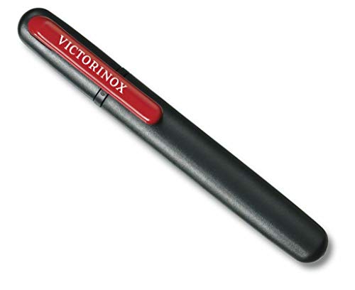 VICTORINOX(ビクトリノックス) デュアル ナイフシャープナー 研ぎ器 携帯用 ペン型 スティック V字 セラミック ストレートブレード