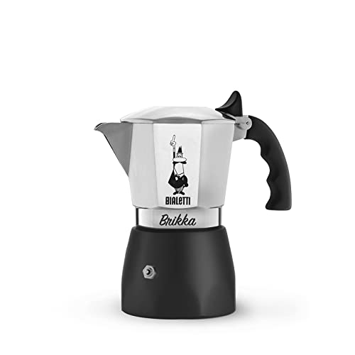 BIALETTI(ビアレッティ) Bialettiブリッカ 4カップ用 直火式 (コーヒーメーカー エスプレッソメーカー マキネッタ)