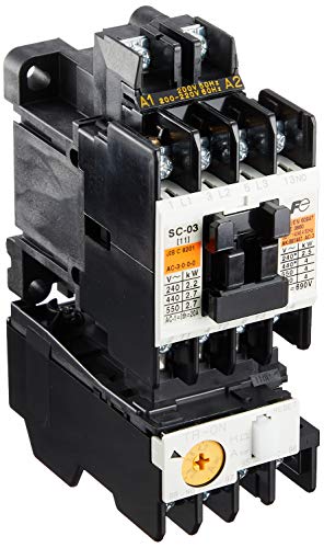 樂天商城 - 富士電機 標準形電磁開閉器 ケースカバー無 SW-03-200V-0.75KW-AC200V-1A