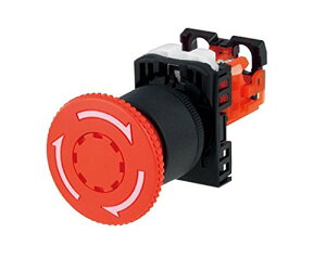 富士電機機器制御 富士電機 非常停止用押しボタンスイッチ φ40 赤 AR22V0R-01R