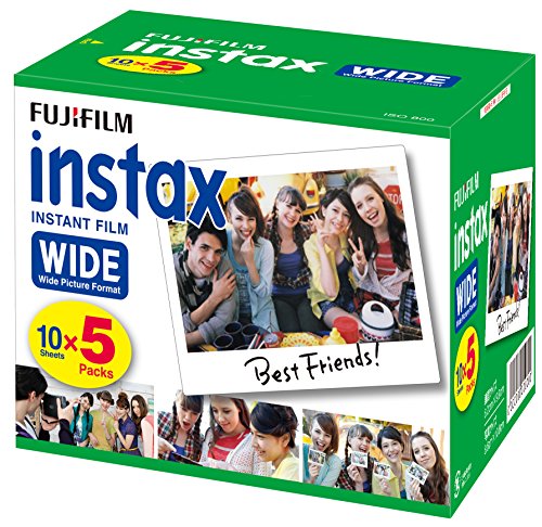 FUJIFILM インスタントカメラ ワイド用フィルム 50枚入 INSTAX WIDE K R 5