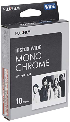 富士フイルム(FUJIFILM) FUJIFILM インスタントカメラ チェキワイド用フィルム 10枚入 モノクロ INSTAX WIDE MO