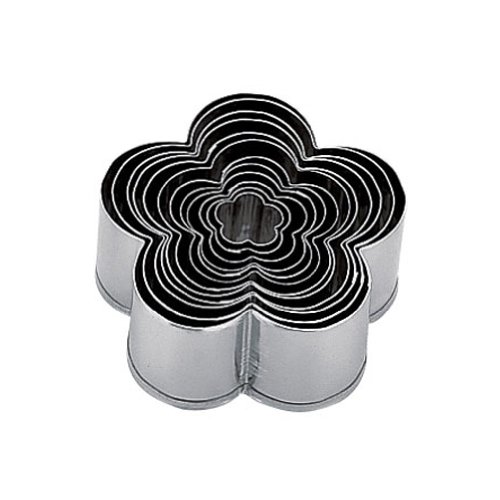 遠藤商事 野菜抜き型 業務用 パテ抜セット 梅 ステンレス (No.1~12セット) 日本製 BPT15