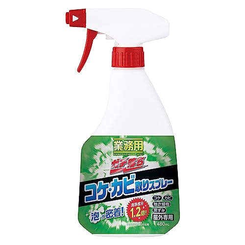 アイメディア(Aimedia) コケ取り剤 苔取り剤 480ml 日本製 泡 コケ掃除 屋外用 庭掃除 苔除去 カビ 黒ずみ 業務用 ガチ落ち