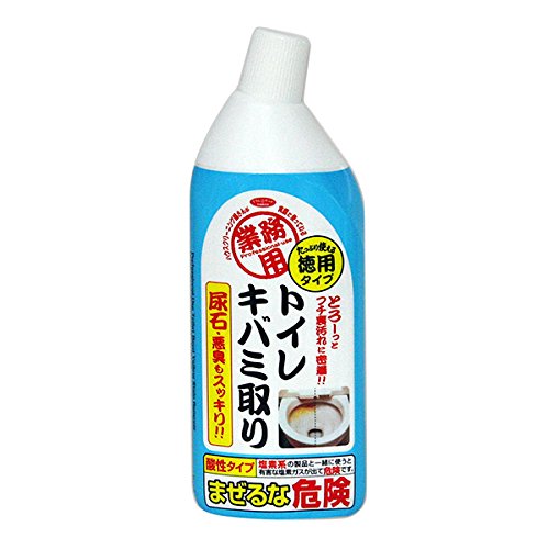 ・ 500ml×1個 4989409083103・商品サイズ (幅×奥行×高さ) :8.2cm×5.2cm×22.5cm・内容量:1個説明 トイレキバミ取りの徳用タイプ。使用量の目安1回30ml。 ・ブルーの洗剤が黄ばみ汚れに密着 気になる尿石・黄ばみ悪臭もすっきり解消。 ・除菌剤配合 ・ミントの香り