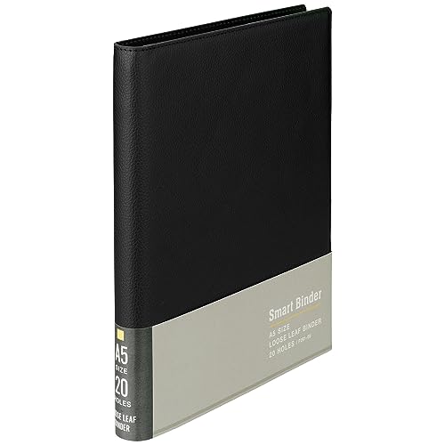 A5 Size - マルマン バインダー スマートバインダー A5 20穴 ブラック F291-05