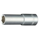 トネ(TONE) ディープソケット(6角) HP3S-10L 差込角9.5mm(3/8) 二面幅10mm