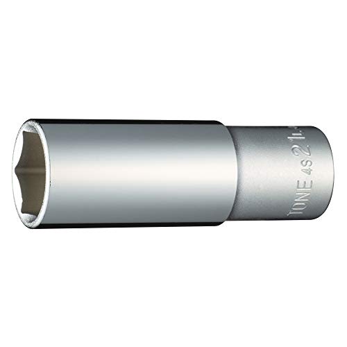 トネ(TONE) ディープソケット(6角) 4S-21L 差込角12.7mm(1/2) 二面幅21mm